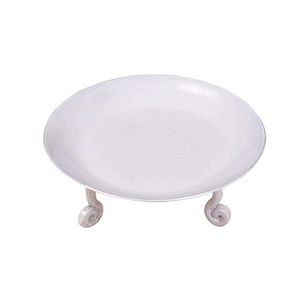 Buen precio, decoración del hogar, portavelas de Metal de Color blanco, soporte de vela de hierro, decoración del hogar, recipiente de vela - Product Image 2