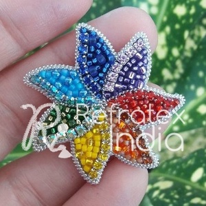 Lotus Design <b>Bead</b> Patch for Sale Bulk Supplier and Manufacture by Refratex India Made in India for Best Quality and Low Price - Product Image 6