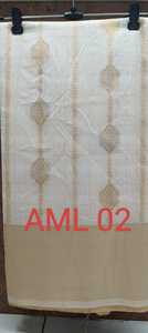 Saree élégant en nylon pour adultes Finition lisse et couleurs vives pour les fêtes et les occasions semi-formelles - Product Image 2