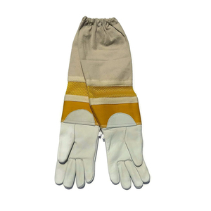 Cómodos guantes de apicultura con mangas largas Buen material de cuero Ropa de seguridad - Product Image 2