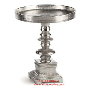 T Light <b>Candle</b> <b>Holder</b> Pillar Silver Plated Aluminum Wedding Decoration Shiny Handmade T Light <b>Candle</b> <b>Holder</b> for Centerpiece - Product Image 1