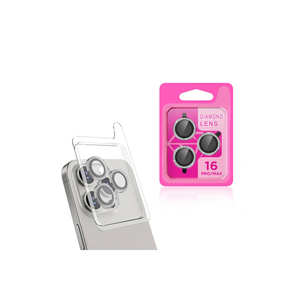 Protecteur d'objectif téléobjectif zoom gris titane premium ATA CL-06 pour Apple iPhone 16 Pro Max avec fonctions de mise au point principal et téléobjectif - Product Image 1