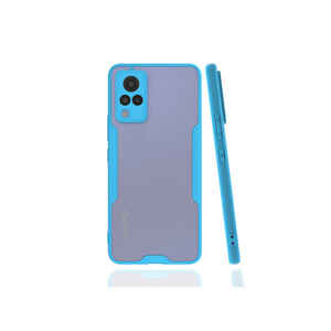 Coque arrière antichoc SAFA Parfe Series en silicone premium pour Vivo V21 V23E Y19 Realme A34, matériau TPU souple - Product Image 1