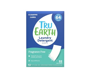 Tru Earth Hojas de Detergente para Ropa Seca Sin Perfume – 32 Tiras - Product Image 1