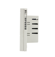 Thermostat numérique pour ventilo-convecteur Telin/OEM AC8001F à 3 vitesses, fonction carte-clé, design moderne, économie d'énergie, installation facile, matériau PC+ABS