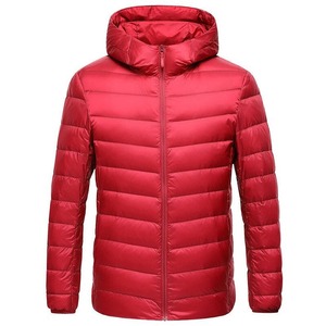 Veste bouffante d'automne pour homme à col montant imperméable en coton vierge de haute qualité garni de style tendance taille plus vente en gros - Product Image 4