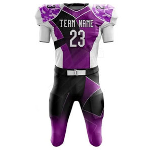 Uniformes de fútbol americano juvenil Diseño personalizado J Football 7v7 Tallas grandes Precio barato Ropa transpirable sublimada - Product Image 5
