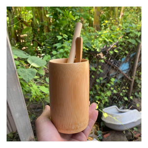 มาตรฐานการส่งออกถ้วยไม้ไผ่เวียดนาม-เหมาะสำหรับสมูทตี้ค็อกเทลกาแฟปิกนิกตั้งแคมป์และของขวัญที่เป็นมิตรต่อสิ่งแวดล้อมไม่เหมือนใคร - Product Image 6