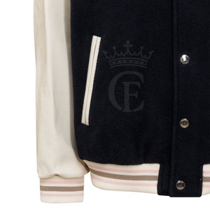 Chaquetas Letterman Personalizadas con Logotipo Estampado para Hombre, 100% Algodón, Cuello Alto, Transpirables, de Secado Rápido, Nueva Llegada - Product Image 5