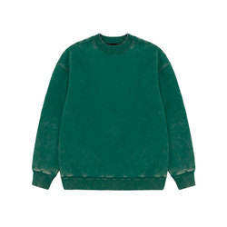 2025 unisexe surdimensionné col rond tie-dye sweat 420/500 grammes respirant imprimé Street Wear mode acide lavage sweat-shirt - Product Image 2