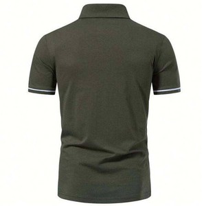 Polos de rendimiento Premium para hombre, polos de algodón de talla grande, de secado rápido, transpirables, con cremallera frontal, ligeros, para hombre - Product Image 3