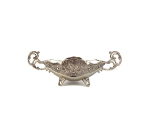Bol en argent élégant de designer pour les fonctions de mariage, les occasions festives, les buffets et les centres de table à domicile, vente en gros en provenance d'Inde - Product Image 6