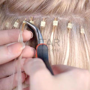 Alicates para extensiones de cabello de primera calidad con 3 agujeros de precisión Mini Micro Nano Ring Abridor de extensiones de cabello Herramienta de eliminación ergonómica - Product Image 5
