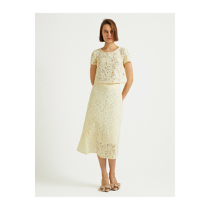 BGN Women's Lace <b>Flare</b> <b>Skirt</b> S23S110 Turkey - Product Image 1