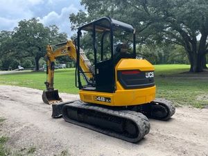 Mini-excavatrice JCB 48Z-1 avec chargeur frontal pour chantiers de construction et tracteur-excavateur frontal MINI CAT / JCB - Product Image 3