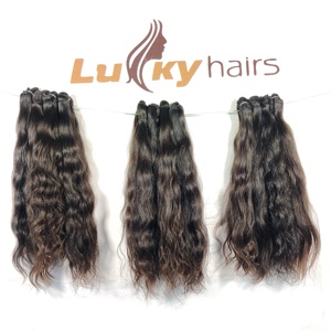 Extensiones de cabello indio alineado con cutícula virgen Remy sin procesar de alta calidad, cabello humano virgen crudo de calidad, onda profunda recta - Product Image 5