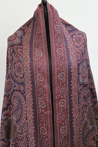 Light Brown Kashmiri <b>Shawl</b> with Minimal Embroidery Pure Wool Cozy <b>Wrap</b> for Casual Wear and Warmth in Winters - Product Image 6