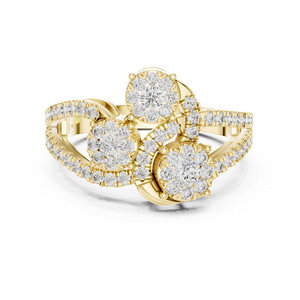 แหวนทองคำขาว 14K ประดับเพชรแล็บโกรว์ 0.78 กะรัต ดีไซน์วินเทจสำหรับผู้หญิง |   งานหมั้นแต่งงาน |   ชุดลำลองสำหรับใส่ทุกวัน |   ชุบทองคำหรูหรา - Product Image 2