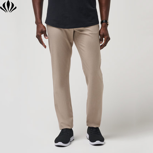 Pantalon de golf taille haute en tissu extensible pour hommes, conçu pour la marche en plein air, la salle de sport, le voyage, le style de vie décontracté et confortable - Product Image 1