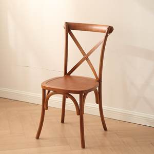 Sedia in Legno Massello di Rovere Bianco Stile Americano con Schienale a Forcella, Sedia da Pranzo in Stile Europeo per Ristorante e Casa - Product Image 2