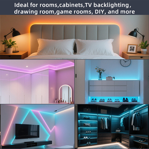 OEM & ODM Dimmable COB RGB <span class=keywords><strong>LED</strong></span> Strip ánh sáng 840LED/M <span class=keywords><strong>RGBW</strong></span> <span class=keywords><strong>LED</strong></span> Strip ánh sáng 12/24V cao lumen không thấm nước IP67 điều khiển từ xa - Product Image 4