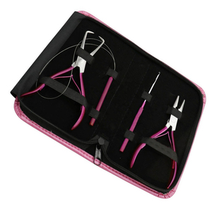 Kit de alicates de extensión de cabello completamente personalizado profesional en diferentes tamaños Kit de alicates de extensión de cabello hechos de acero inoxidable - Product Image 4