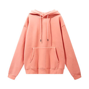 Sudaderas con capucha de hombre de gran tamaño Premium de alta calidad, colección sin etiquetas de Hip Hop informal térmica bordada de peso pesado de fábrica - Product Image 1