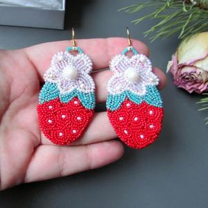 Pendientes Clásicos de Gota con Cuentas de Semillas y Gancho, con Color Personalizado para Aniversario de Mujer - Product Image 4