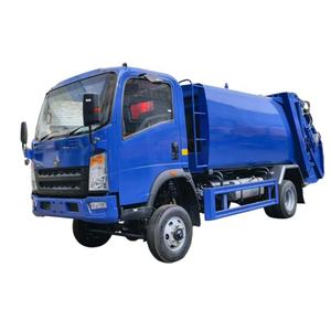 Camión <span class=keywords><strong>Compactador</strong></span> <span class=keywords><strong>de</strong></span> <span class=keywords><strong>Basura</strong></span> SINOTRUK HOWO 4x4 Todoterreno <span class=keywords><strong>de</strong></span> 8cbm para Gestión <span class=keywords><strong>de</strong></span> Residuos Rurales, <span class=keywords><strong>Compactador</strong></span> <span class=keywords><strong>de</strong></span> <span class=keywords><strong>Basura</strong></span> Hidráulico 4WD - Product Image 1