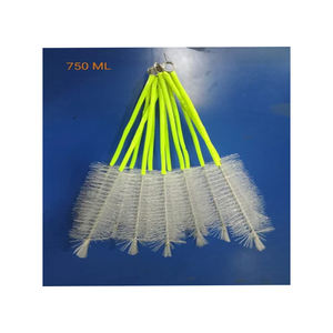 Prix usine Mini brosse de nettoyage brosse à bouteille matériau en nylon avec poignée en plastique pour le nettoyage de bébé à faible coût - Product Image 1