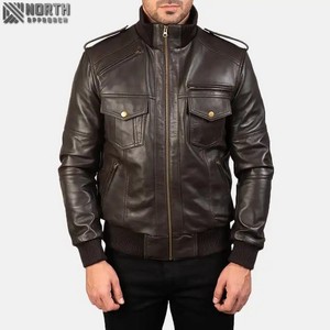 แจ็กเก็ตหนังขนแกะสำหรับผู้ชายแจ็คเก็ตนักศึกษามหาวิทยาลัยแจ็กเก็ตหนังขนสัตว์ระบายอากาศได้ดีขนาดใหญ่พิเศษงานตามสั่ง - Product Image 4