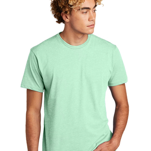 T-shirts unisexes chiné menthe Bella + toile T-shirt unisexe à manches courtes en trois mélanges - Product Image 1