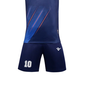 Uniforme de Fútbol de Verano Personalizado de Alta Calidad, 100% Poliéster, Pantalones Cortos con Impresión de Nombre y Logotipo, Equipo de Entrenamiento Deportivo Superior - Product Image 6