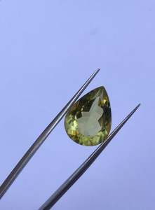 หินควอตซ์เลมอนคุณภาพสูงธรรมชาติ สีเหลือง 7.65 กะรัต พร้อมโลโก้สั่งทำ สำหรับทำเครื่องประดับ จี้ สร้อยข้อมือ ต่างหู - Product Image 3