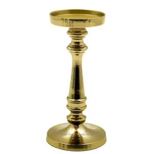 Elegant Design Metal Pillar <b>Candle</b> <b>Holder</b> for Home Event and Wedding Decoration Golden Finished <b>Tall</b> <b>Candle</b> Pillars - Product Image 2