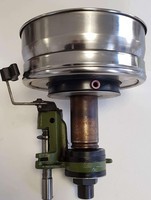 Excelente Lote de Dos Husillos Ratti One Cops, Diámetro 130mm, Diámetro del Eje 42mm, para Máquina de Torsión de Metal, 3kg, de Italia