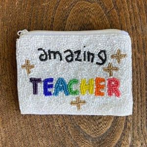 Nuevo monedero de diseño de estrellas, hecho a mano, de lujo, hermoso y atractivo, con diseño de bordado a mano, para usar como neceser de maquillaje para damas. - Product Image 3