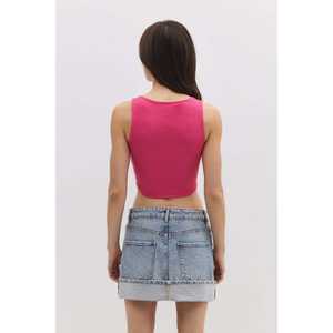 Camiseta Interior con Tirantes Gruesos y Detalle de Corsé - Product Image 5