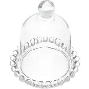 Set of Black Marble Cloches <b>With</b> Glass <b>Lid</b> and Oval Shaped Base for <b>Cakes</b> Pastries and Cookies <b>With</b> Sizes 11 and 9 Inches - Product Image 3