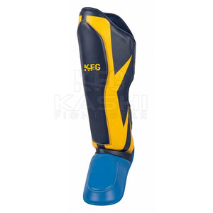 Protège-tibias d'entraînement d'arts martiaux à faible MOQ, ajustables, en cuir PU, antidérapants et légers pour la boxe et le kickboxing - Product Image 3