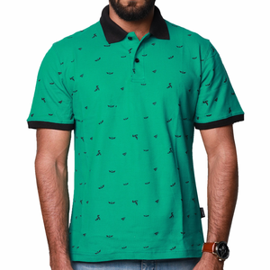 Essential-Polo en coton pour hommes, coupe classique, en coton, personnalisé, imprimé, t-shirt du Bangladesh, nouvelle collection 2023 - Product Image 5