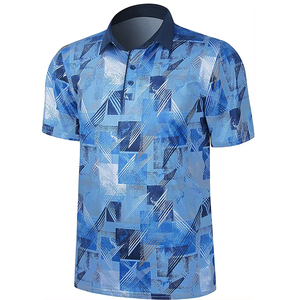 Personnalisé sublimé hommes pour polos tissu de coton respirant vêtements décontractés et d'extérieur marque privée service OEM ODM - Product Image 3