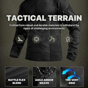 Ngoài Trời Chiến Thuật Áo Sơ Mi Cho Người Lớn Đào Tạo Mặc Dài Tay Áo Người Đàn Ông Chiến Thuật Áo Sơ Mi Trong Thấp Moq Pakistan - Product Image 6