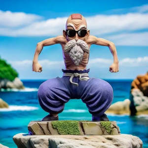 For Dragon Ball ODM <b>Action</b> <b>Figures</b> Set 30cm Master Roshi Shenron Dolls Military Style Model Toys for Decorative Use New - Product Image 2