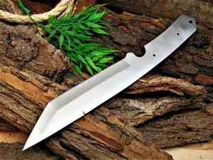 Cuchillos de hoja en blanco de acero inoxidable hechos a mano personalizados Hoja en blanco de acero de Damasco para cuchillos - Product Image 2