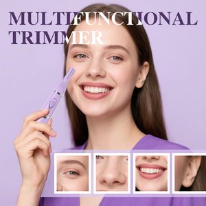 Tondeuse à cheveux professionnelle rechargeable par USB à double lame, tondeuse indolore pour le nez et les sourcils pour hommes et femmes, facile à nettoyer - Product Image 5