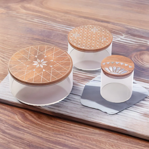 Caja redonda de madreperla de madera de lujo para almacenamiento de té, café, especias para utensilios de cocina y vajilla de alta calidad de Vietnam - Product Image 3