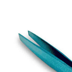 Pinzas para Cejas con Punta Inclinada de Acero Inoxidable, Calidad Grado A+, Herramientas de Belleza con Logotipo Personalizado - Product Image 1