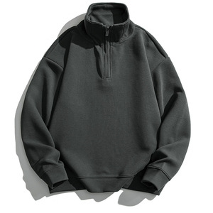 <b>Men</b> Custom Logo Zipper Hoodies for Autumn Winter Loose <b>Base</b> <b>Layer</b> Shirt with Casual Top Versatile Hoodies Sweatshirts - Product Image 2