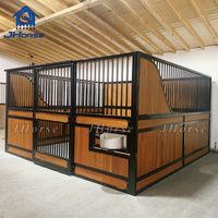 Écuries à chevaux coulissantes portables classiques personnalisées, design gratuit, HDG, portes d'écurie à chevaux, panneaux d'alimentation temporaires